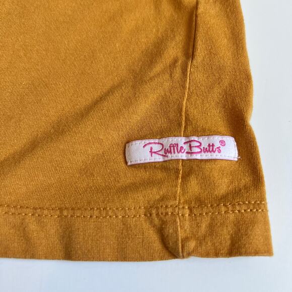 Ruffle Butts Butterscotch Long Sleeve Ruffle Top 6 - Picture 4 of 8